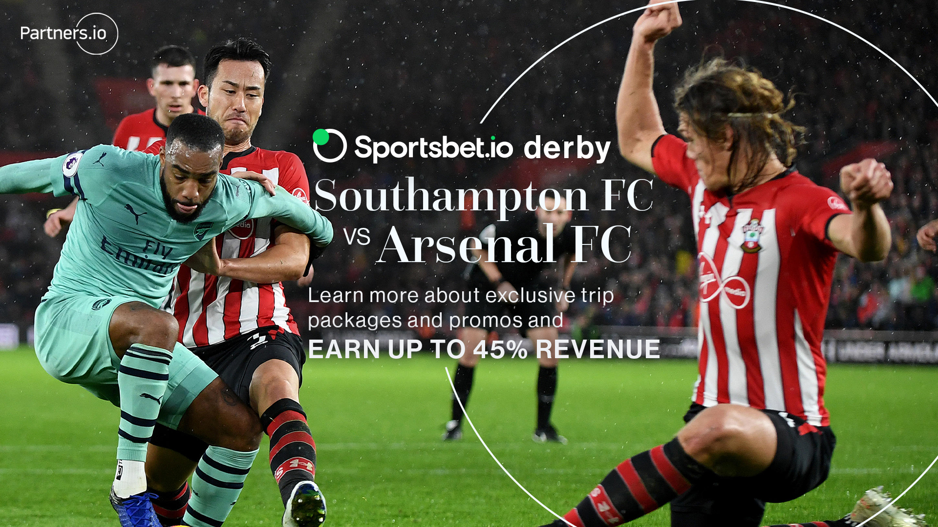 Sportsbet.io derby for Southampton FC vs Arsenal FC