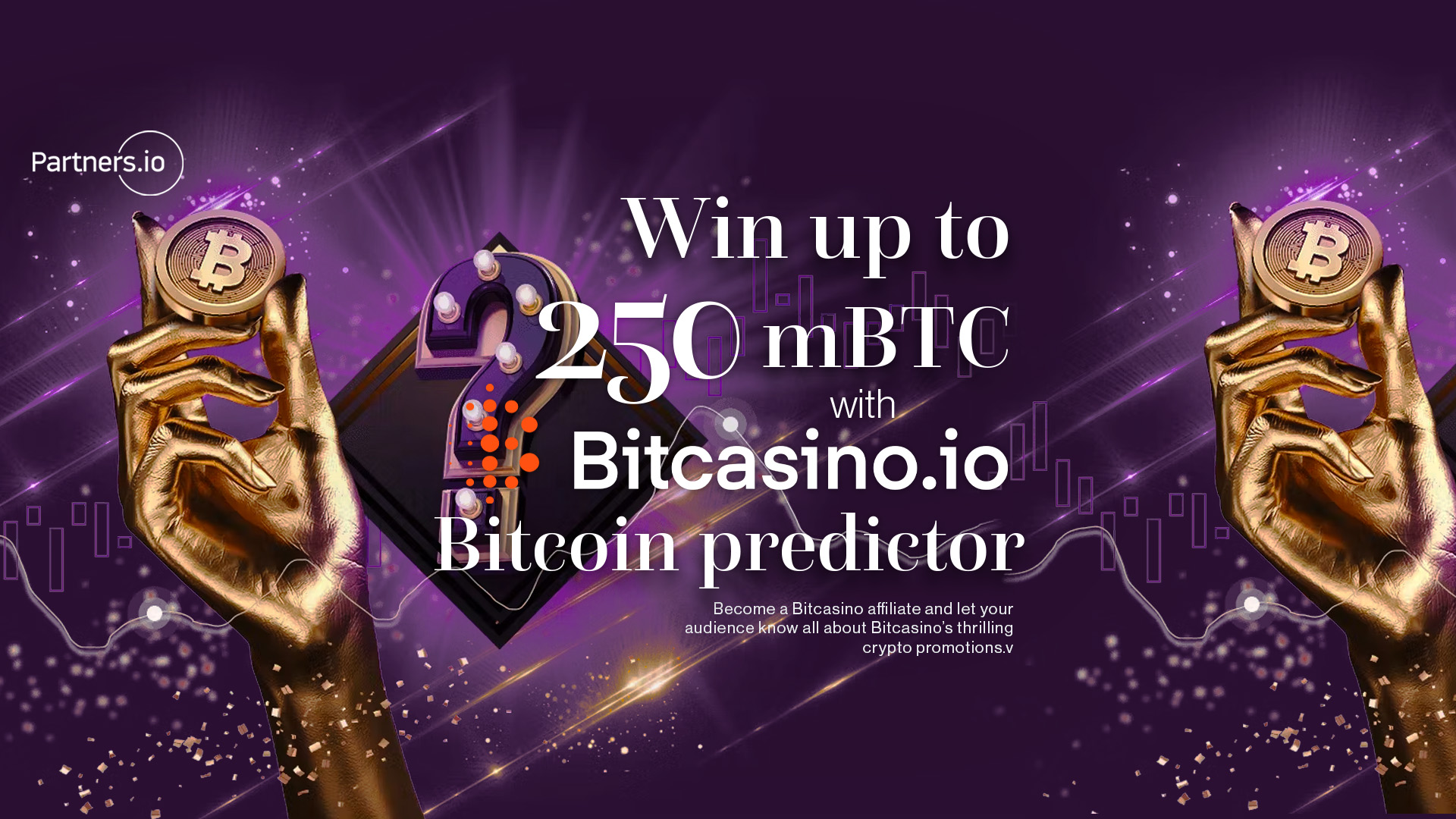 Win up to 250 mBTC in Bitcasino’s Bitcoin predictor