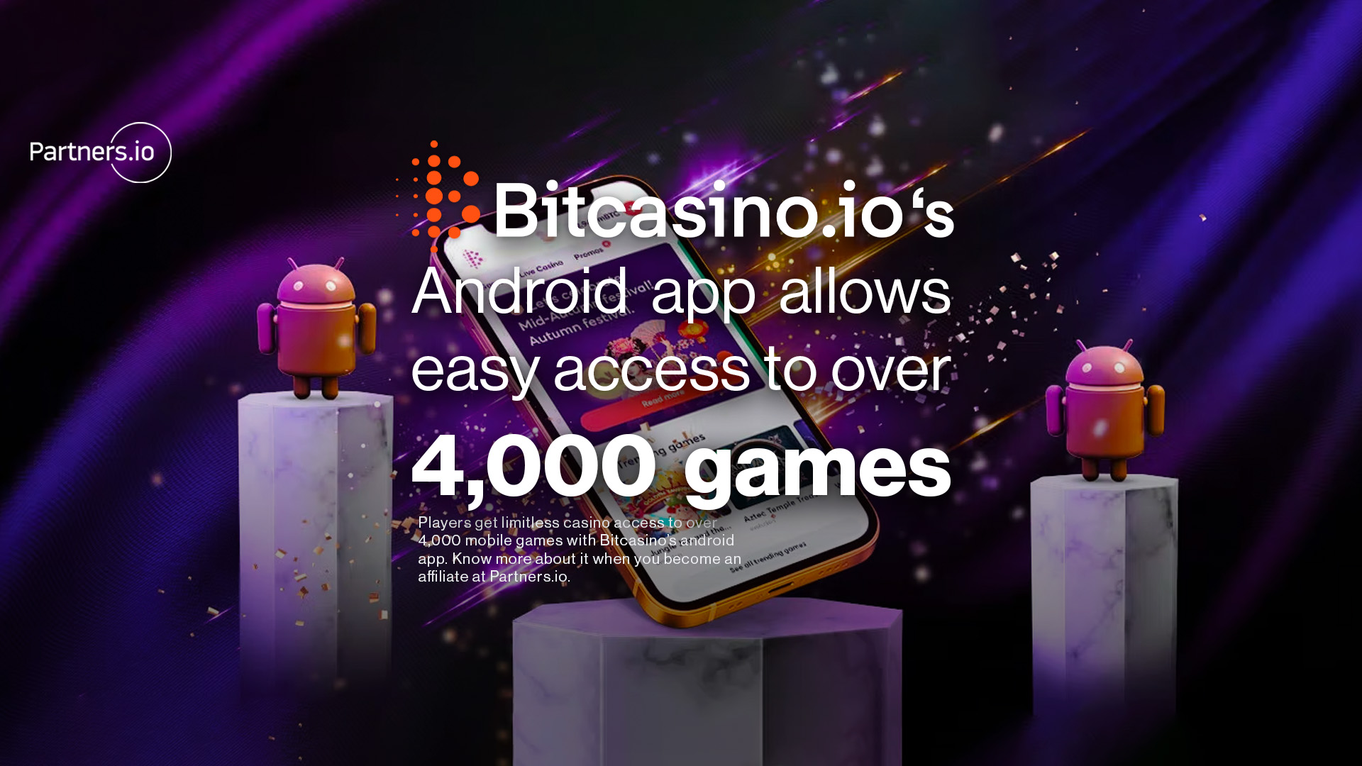 Bitcasino’s Android app allows easy access to over 4,000 games