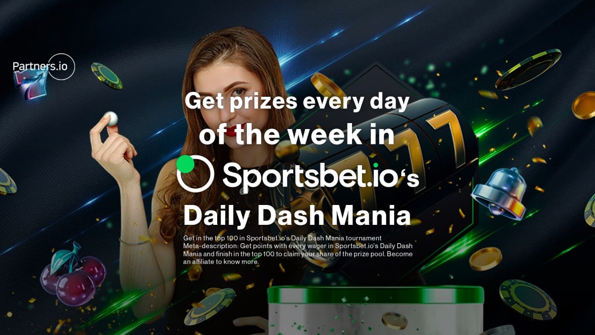 Claim up to 900 USDT in Sportsbet.io’s Daily Dash Mania