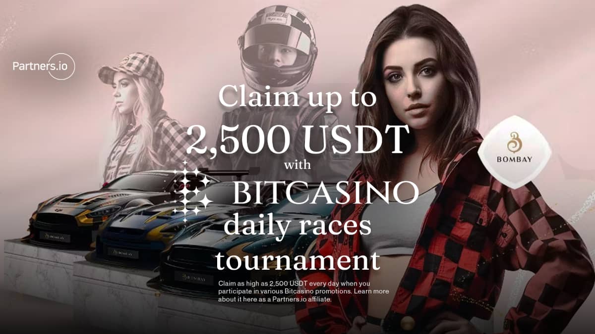 Claim up to 2,500 USDT in Bitcasino’s daily races tournament