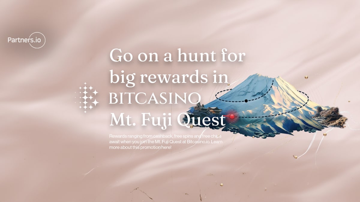 Go on a hunt for big rewards in Bitcasino’s Mt. Fuji Quest