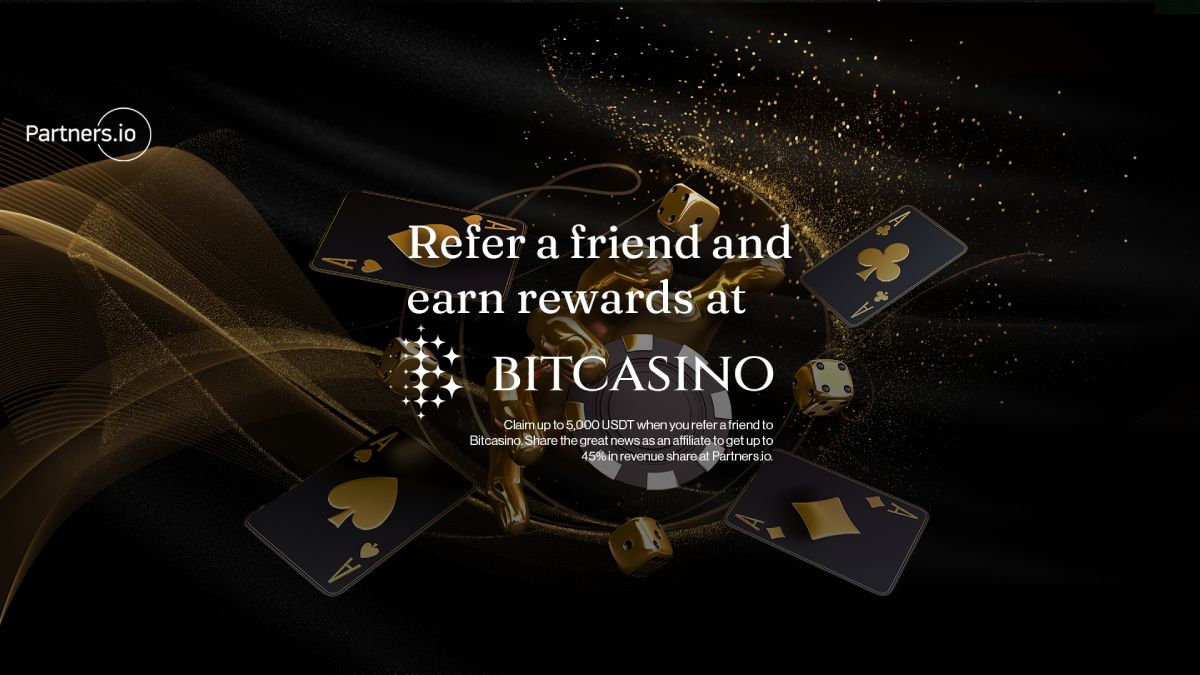 Refer a friend and earn rewards at Bitcasino!