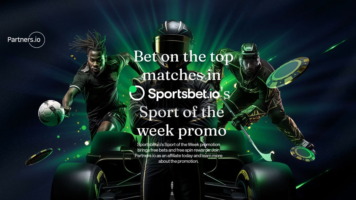 Bet on the top matches in Sportsbet.io Sport of the Week promo