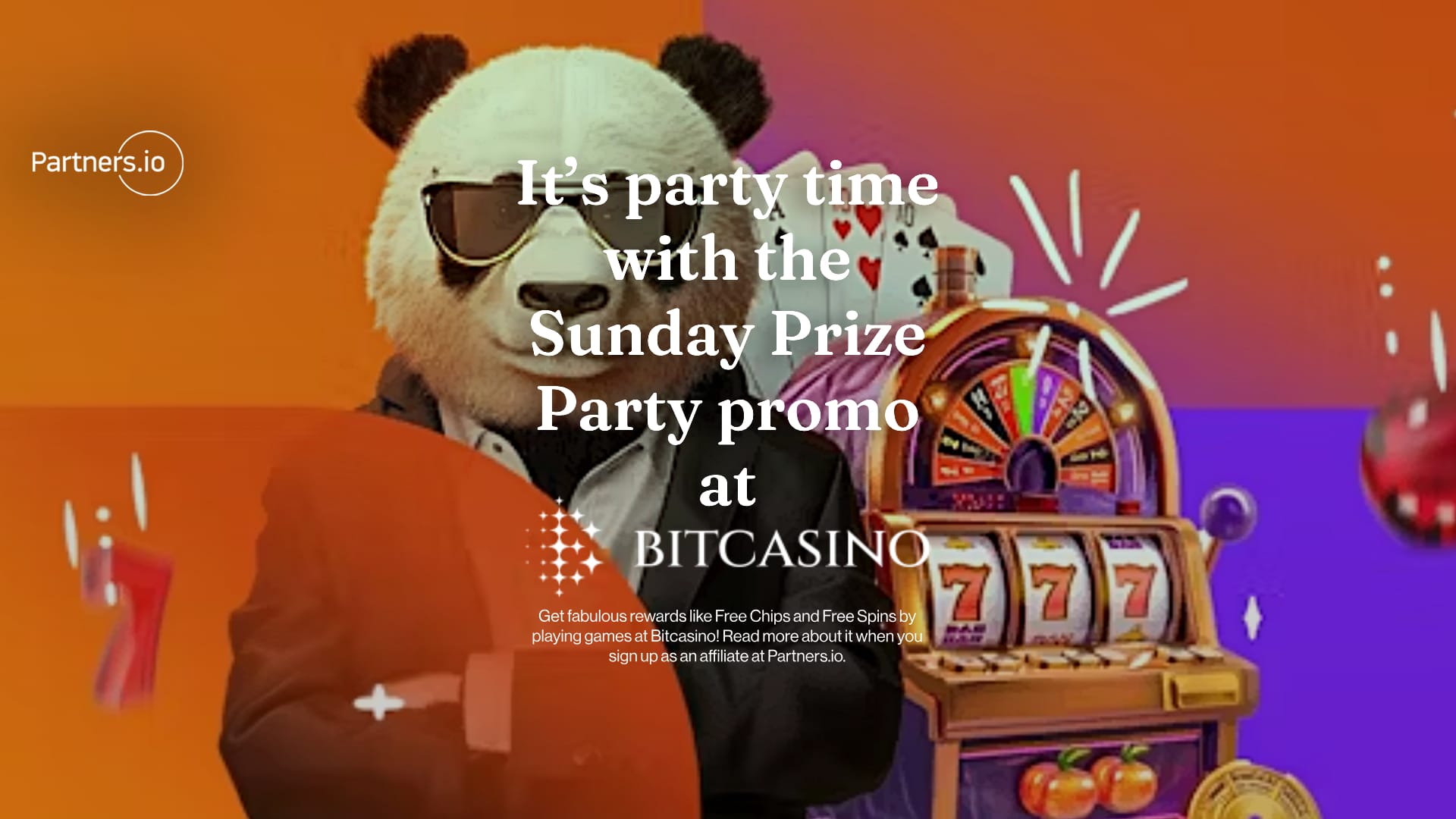 It’s party time with the Sunday Prize Party promo at Bitcasino