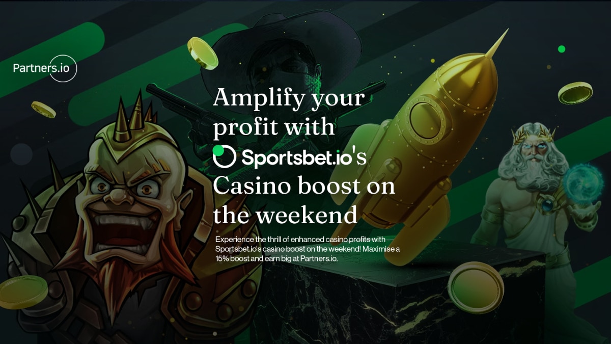 Sportsbet.io’s Casino Boost on the Weekend - Partners.io