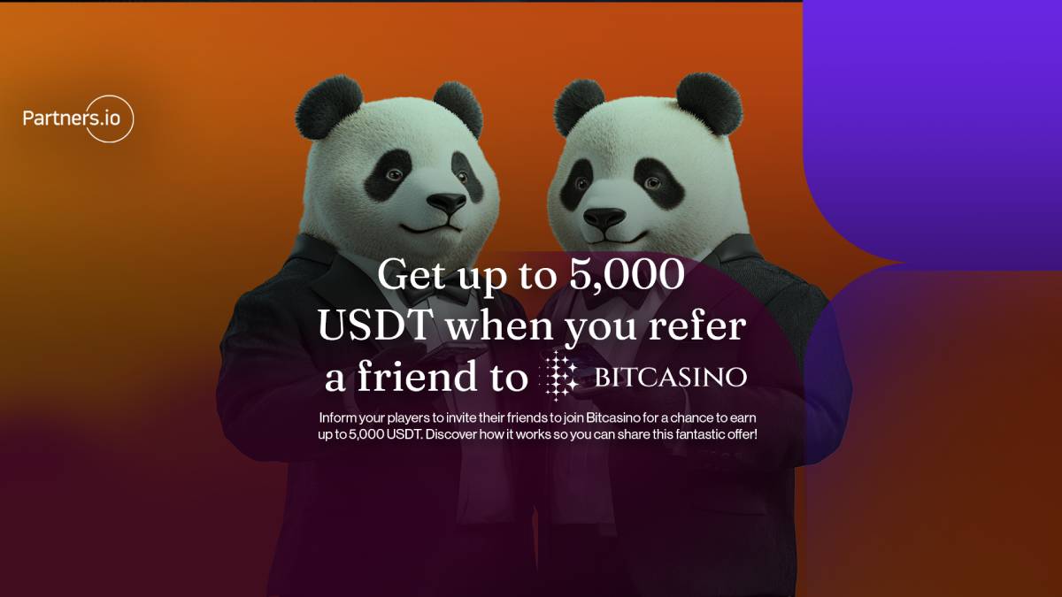 Get up to 5,000 USDT when you Refer a Friend at Bitcasino!