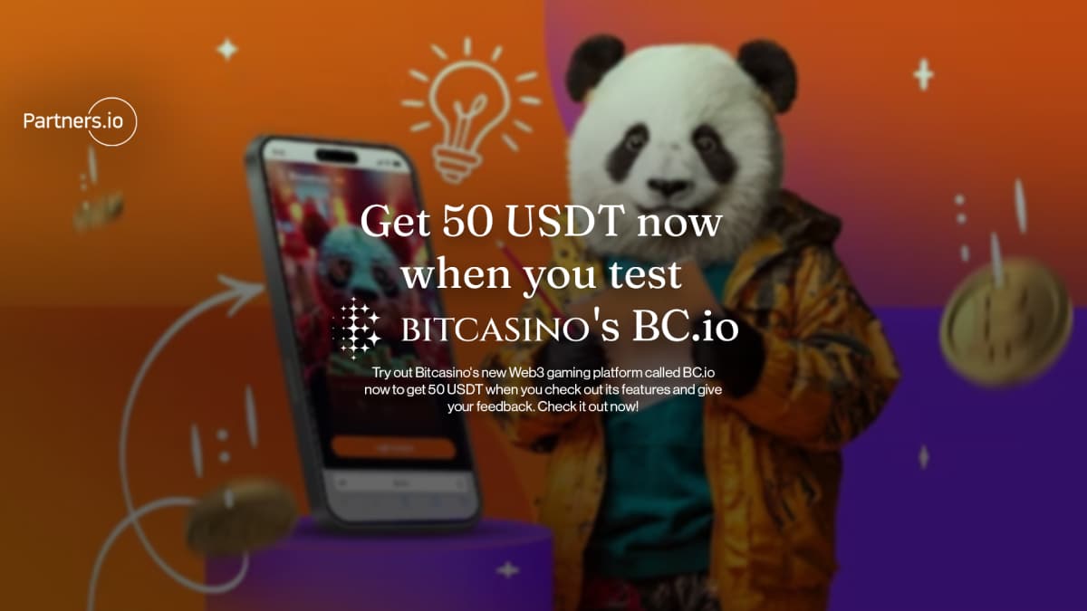 Invite and earn 45% with BC.io 50 USDT reward and cashback