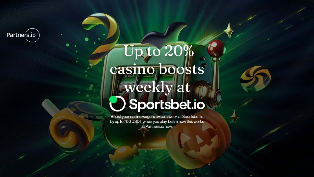 Get up to 20% casino boosts in Sportsbet.io’s October promo