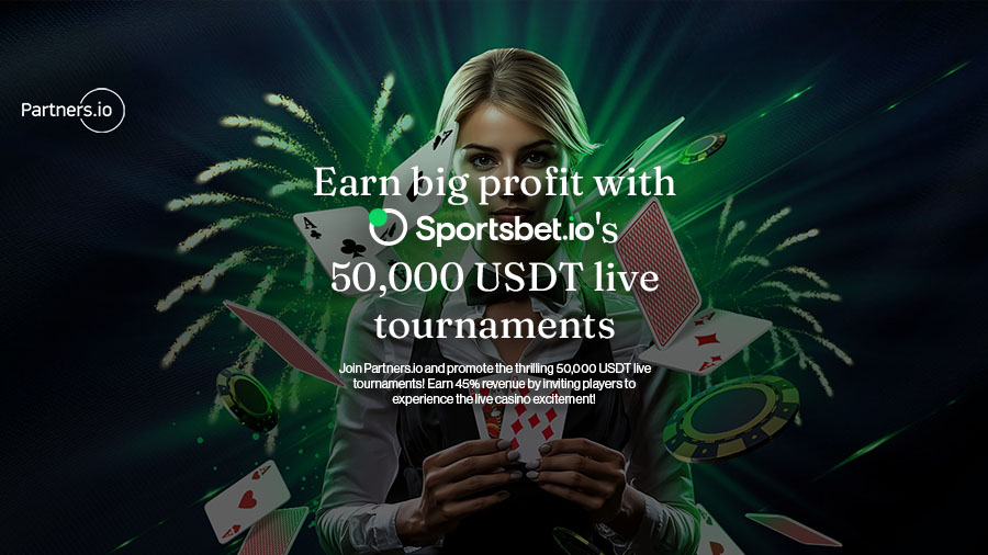 Earn big profit with Sportsbet.io's 50,000 USDT live tournaments