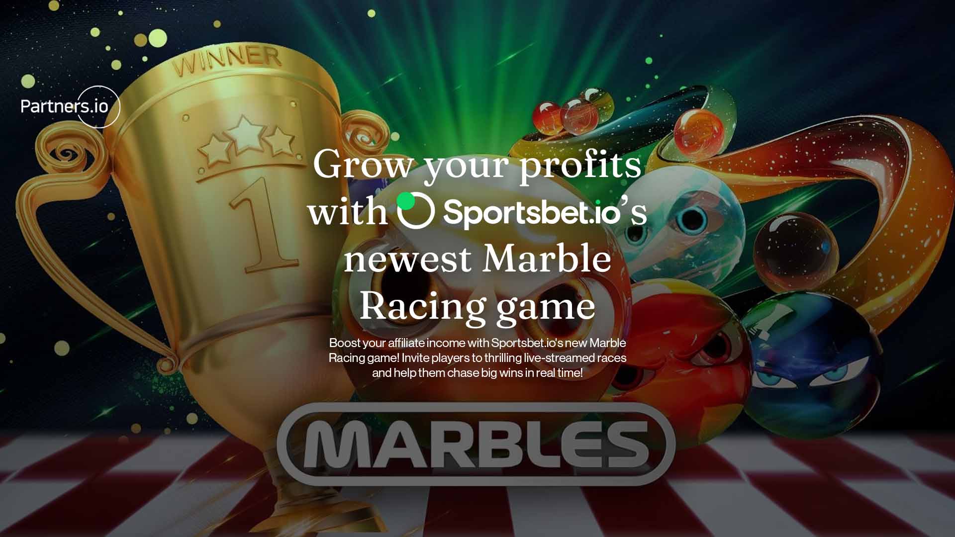 Grow your profits with Sportsbet.io’s newest Marble Racing game