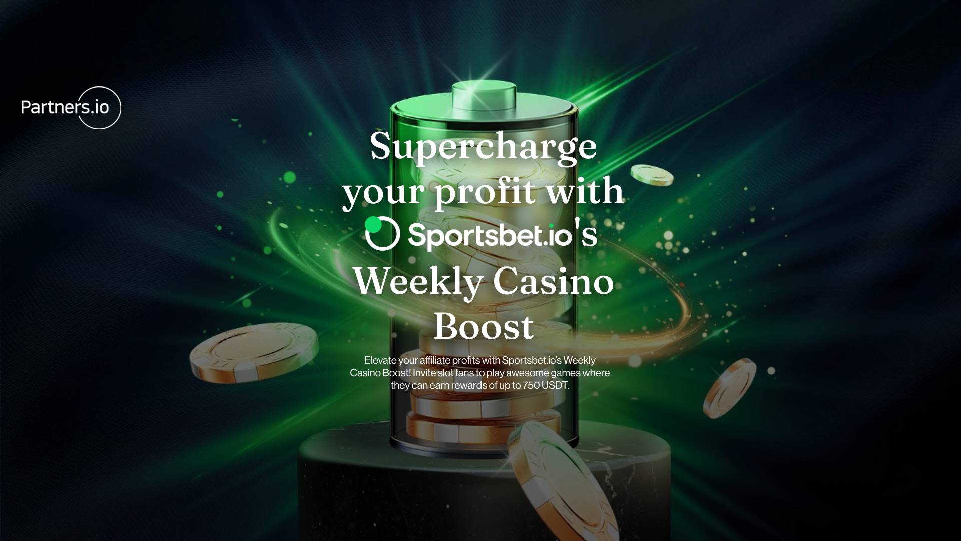 Supercharge your profit with Sportsbet.io’s Weekly Casino Boost