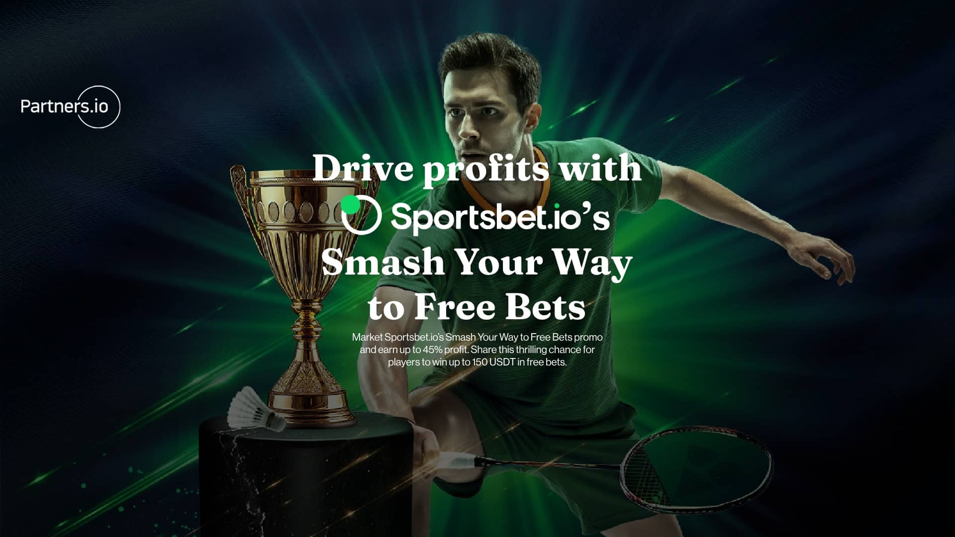 Drive profits with Sportsbet.io’s Smash Your Way to Free Bets