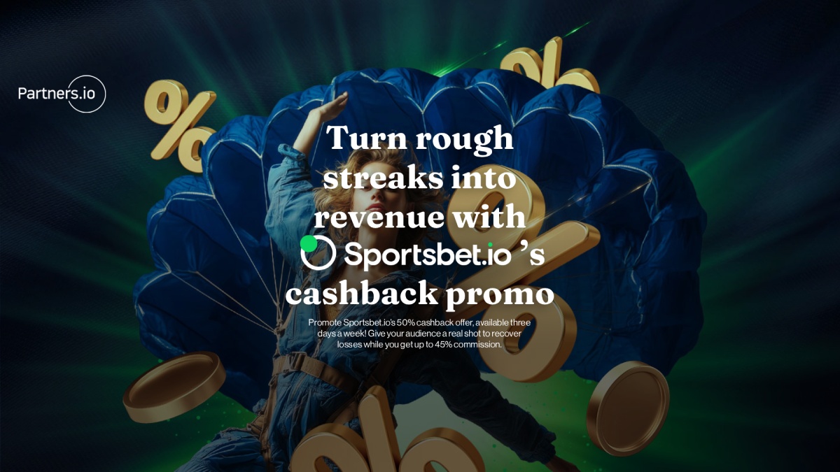 Turn rough streaks into revenue with Sportsbet.io’s cashback promo